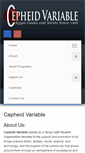 Mobile Screenshot of cepheid.org