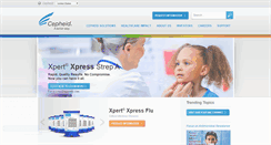 Desktop Screenshot of cepheid.com